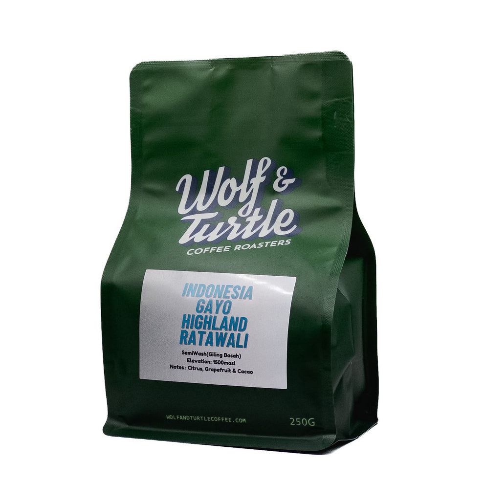 Indonesia Sumatra Gayo Highlands Giling Basah