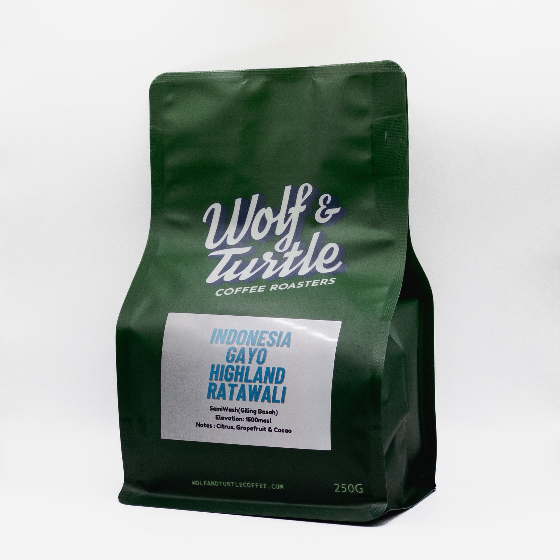 Aceh Gayo Highland Ratawali (Giling Basah) - Wolf & Turtle Coffee