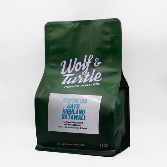 Aceh Gayo Highland Ratawali (Giling Basah) - Wolf & Turtle Coffee