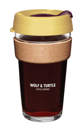 16oz Glassbrew KeepCup - Wolf & Turtle Coffee